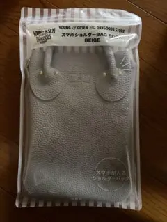 YOUNG & OLSEN スマホショルダーバッグ BEIGE