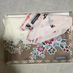 (お値下げ)バーバリー ハンカチ2枚セット BURBERRY 犬