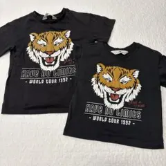 H&M Tシャツ 90cm 110cm 兄弟おそろコーデに