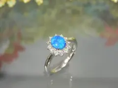 Pt900 ブラックオパール 2.23ct ダイヤ 0.51ct リング 11号 - メルカリ