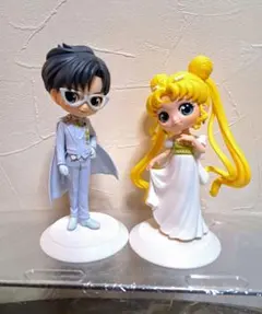 美少女戦士 セーラームーン Princess Qposket フィギュア 2体