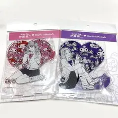 伊藤潤二 サンリオ 背景付きアクリルスタンド ギャル富江 ２種セット アクスタ