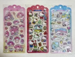 サンリオ　マイメロディ　ハローキティ　シナモンロール　ドロップジェリーシール