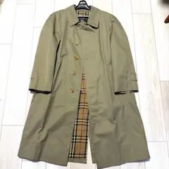 極上　イギリス製　バーバリー　バルマカーンコート　ベージュ　ステンカラーコート