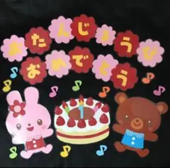 お誕生日　壁面　①のサムネイル