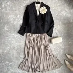 入学式 ボッシュ テーラードジャケット プリーツスカート セレモニー2点セット