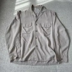 あ*様 60s レーヨン　開襟シャツ