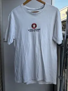 VOLCOM バックプリント 半袖Tシャツ ホワイト Mサイズのサムネイル