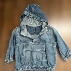GAP フード付きデニムジャケット 18-24ヶ月