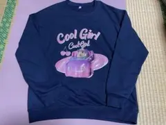 SHEINスウェット トレーナー ネイビー