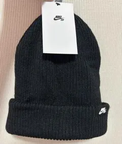 NIKE SB ビーニー ニット帽 ブラック 628684-011 - メルカリ