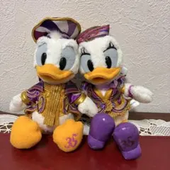 ディズニー　ドナルド　デイジー　ぬいぐるみ　バッジ ぬいば　キーホルダー　35周