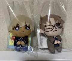 名探偵コナンぴょことも マスコット ぬいぐるみ 安室透 沖矢昴 2種セット★