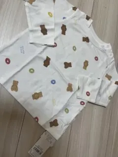 GELATO PIQUE ベア柄 長袖Tシャツ 80cm 新品のサムネイル
