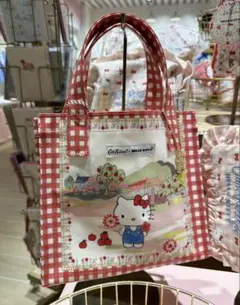 ◾️新品Cath Kidston ハローキティ スモールブックバッグ 2026 - メルカリ