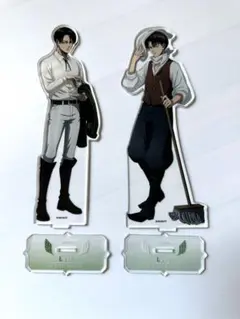 進撃の巨人 BIG アクリルスタンド 現在過去 リヴァイ (2点)