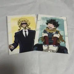 ヒロアカ ヒーロープラザ 購入特典 ポストカード オールマイト 緑谷出久