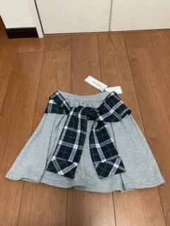 新品タグ付き！ラブトキシック　シャツ巻風スウェットスカート　スカパン　S 140