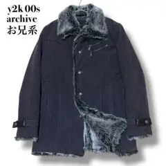 y2k 00s archive お兄系 グランジ MOSSIMO ファーコート