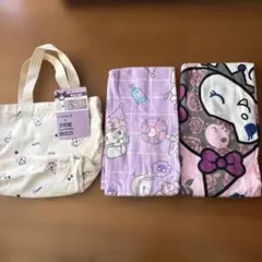 しまむら クロミ トートバッグ ＋ フェイスタオル2枚セット