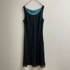 payton place 膝丈　ノースリーブドレス　フォーマル　シンプル　13B