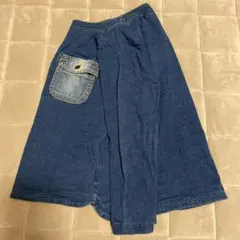 F.O.kids エフオーキッズ デニムポケット付き 長袖カットソー120cm①