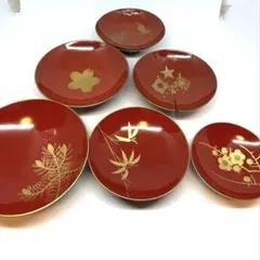 べんぼう漆器　銘々平皿 8枚 ゆうなの花　琉球漆器 べんぼう漆器 銘々平皿 8枚 ゆうなの花 琉球漆器 - メルカリ