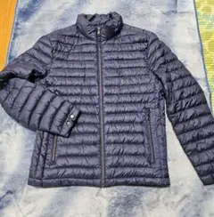 ZARA MANネイビー ダウンジャケット キルティング　ユニセックス