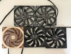 PCケースファン 5個セット Scythe Noctuaのサムネイル