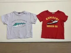 E5はやぶさ＆KOMACHI Tシャツ2枚セット　プティマイン　バースデイ