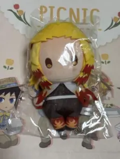 鬼滅の刃　ゆらふわ　ぬいぐるみ　煉獄杏寿郎