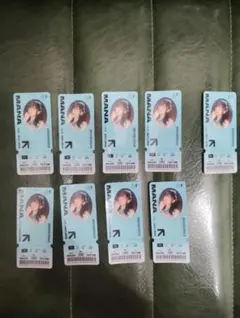 FRUITS ZIPPER ららぽーとチケット風ステッカー 真中まな