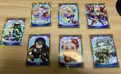 Fate FGO 最終再臨 カード ミニキャラ　7枚セット　匿名配送
