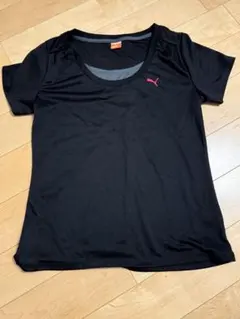 PUMA ブラック Tシャツ レディースLサイズ