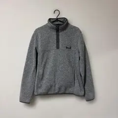 L.L.Bean グレー ハーフジップ フリースジャケット S