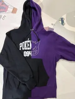 GU ポケモン ゲンガー バイカラー パーカー Mサイズ