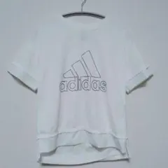 adidas　アディダス　半袖Tシャツ　白　ホワイト　150