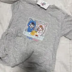 新品 ちろぴの　パジャマ　グレー　半袖　新品　しまむら　男の子　女の子 130のサムネイル