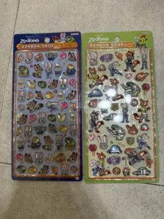 ズートピア ディズニー ボンボンドロップシール ミニ セット