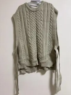 Samansa Mos2 ニットベスト