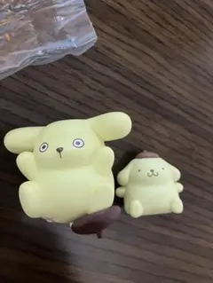 ポムポムプリン フィギュアセット オレンジ容器付き