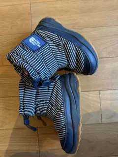 THE NORTH FACE ストライプ　スノーブーツ　ヒッコリー　18.0cm