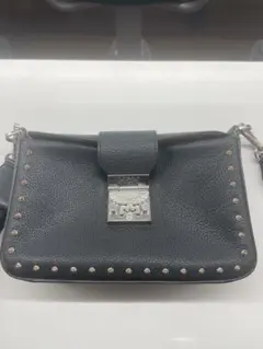 MCM スタッズ ショルダーバッグ ブラックのサムネイル
