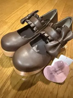 新品未使用タグ付き 青木美沙子 しまむら 靴 パンプス ロリィタ 濃茶　Mサイズのサムネイル