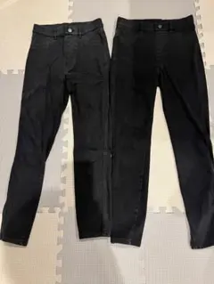UNIQLO HEATTECH スリムストレッチパンツ　2着セット
