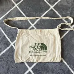THENORTHFACE コットン サコッシュショルダーバッグ アイボリーカーキ