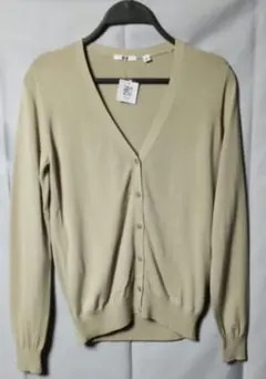 ユニクロ レディース Vネック UVカット 長袖カーディガン 未使用