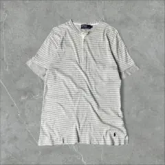 Polo by Ralph Lauren ボーダー ヘンリーネック カットソー