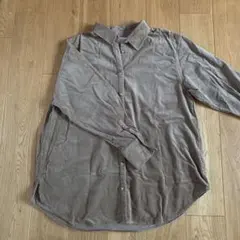 SLOBE IENA コーデュロイ長袖シャツ ベージュ