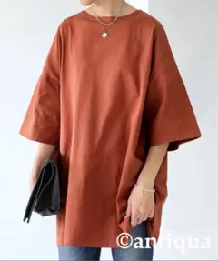 早い者勝ち‼️アンティカ　ビッグシルエット　バスクTシャツのサムネイル